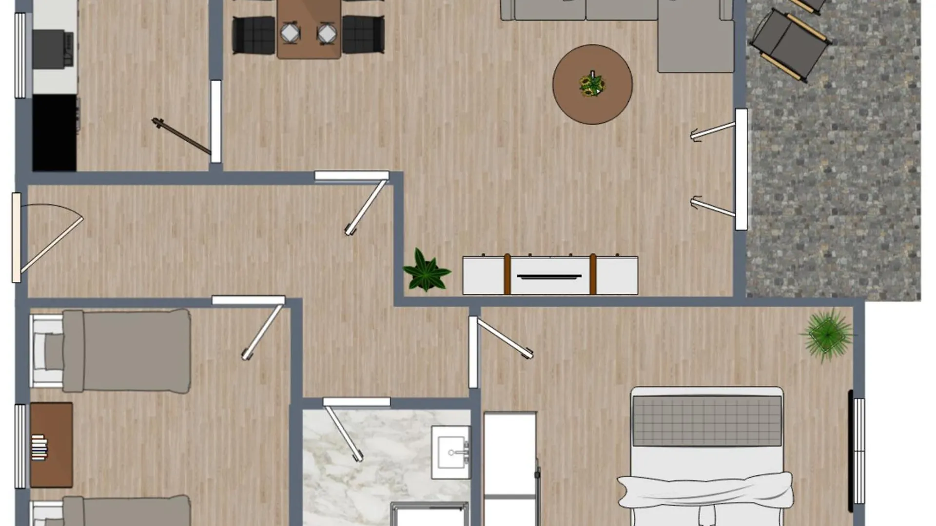 Ferienhaus Nr 133, Kategorie Economy, Feriendorf Hochbergle, Allgaeu Karlsebene 0*,